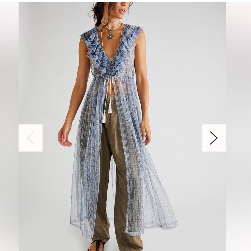 Free people In Paris Maxi top